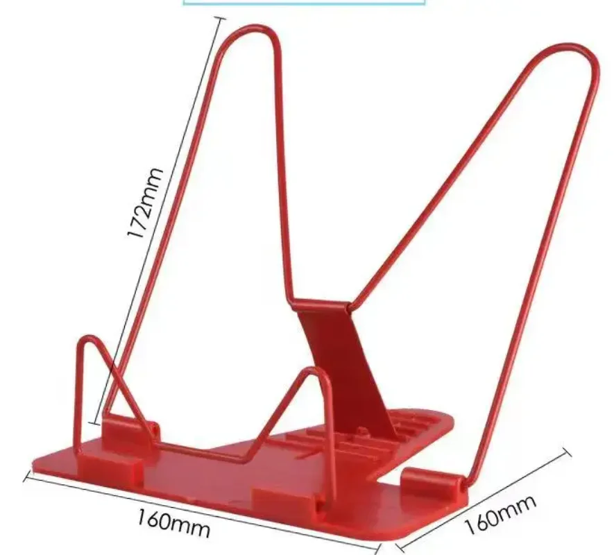 Red cookbook stand